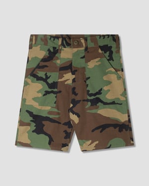 Fatigue Short (Woodland Camo) - 38