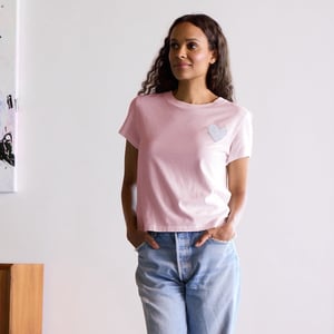 The Suke Tee Contrast Imperfect Heart