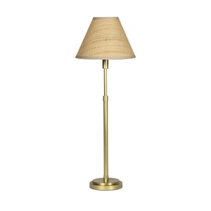 Polly Natural Brass Buffet Lamp
