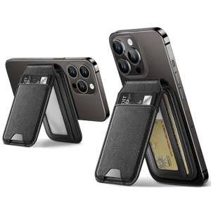 Magnetic PU Leather Phone Case with Card Pocket – Stylish Card Holder - Yes