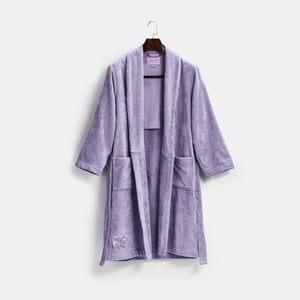 Heritage Shawl Collar Robe X-Small Italian Lavender Heritage Robe Terry , Luxury Organic Bathrobes for Women and Men , PROSSIONI