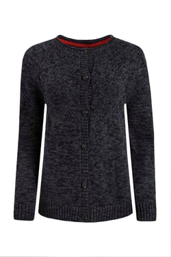 Weird Fish Caballo Eco Outfitter Cardigan Navy Size 8