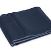 Midnight Blue Pure Silk Flat Sheet - King