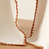 Off White Nova 100% Cotton Loop Top Curtain (Pair)