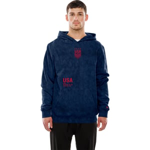 Unisex USWNT New Era Mineral Wash Navy Hoodie / 2X