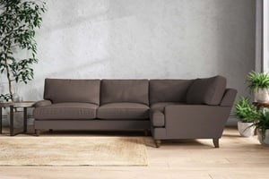 nkuku Marri Right Hand Corner Sofa | Make To Order | Grand | Recycled Cotton Mocha