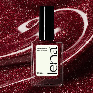 LENA Breathable & Water-Permeable Halal Nail Polish – Flash Effect – Let’s Go-a on a Date F13