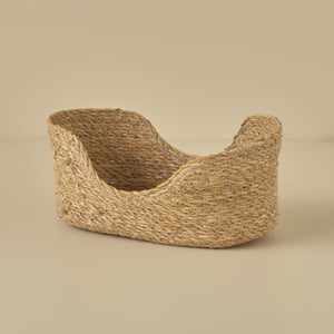 Berry Woven Natural Fiber Decorative Basket - 13"x7"