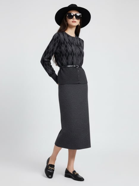Skirt and Jacket Set UPPER EAST SIDE NYFW New Colecction BYMANYC ® New York