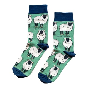 Save the Sheep Bamboo Socks | UK Adult 7-11
