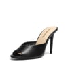 DREAM PAIRS Chic Open Toe Stiletto Mule Heels