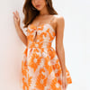 Icicles Mini Dress Orange