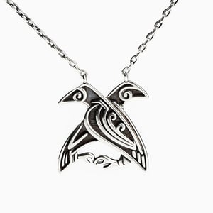 Jeulia "Bird of Peace" Sterling Silver Necklace