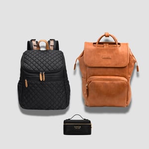 The Work & Weekend Bundle - La Madison + Maison Lite Backpack + Free Crossbody
