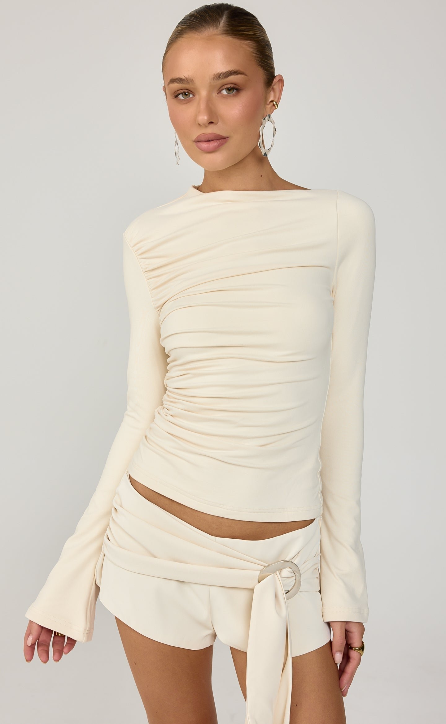 Elysse Top (Oat) - US 4