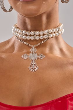 AKIRA Pure Cross Necklace