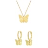 Butterfly Jewelry Set Sterling Silver