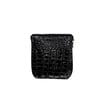 Everyday Croco Leather Wallets - Black