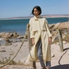 Butter Yellow Longline Funnel Neck Parka Jacket