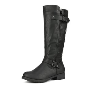 DREAM PAIRS Knee High Low Riding Boots