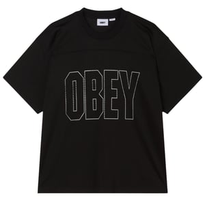Obey Johnson Practice Jersey Black