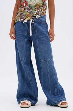 AKIRA Now And Later Denim Pants | Size XL