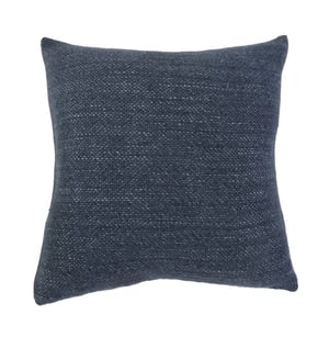 Hendrick 20" Handwoven Accent Pillow   Navy
