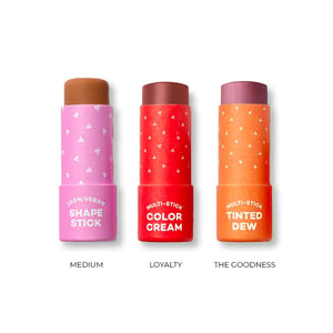 Full Face Multi-Stick Sets - Medium Set - Medium Shape Stick, Loyalty Color Cream, The Goodness Tinted Dew