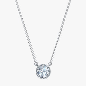 Solitaire Diamond Necklace - 0.50 CT