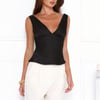 Eden Essence Satin Top Black