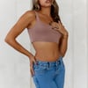 BASE Style Essential Crop Top Mocha