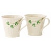 Belleek Classic Basketweave Mugs Set