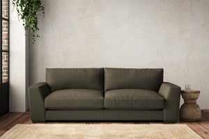 nkuku Guddu Large Sofa | Make To Order | Recycled Cotton Moss | No Colour