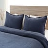 Harbour Cotton Navy Queen Coverlet