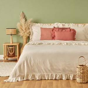 Brenta Cotton Duvet Set - Beige
