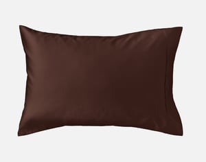 QE Home 500TC Eucalyptus Luxe TENCEL™ Lyocell Sheet Set Pillowcases in Chestnut (Set of 2), Brown, King