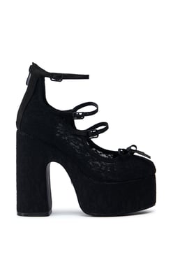 AKIRA Azalea Wang Sprout Pump Shoes | Black | Size 11