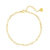 Delicate Heart Chain Anklet Waterproof