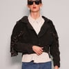 Black Beaded Cowgirl Jacket