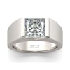Jeulia Bold Princess Cut Sterling Silver Ring