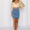 Hell Yes Crop Top Yellow