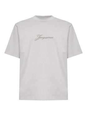 JACQUEMUS | Beige cotton Pigmento T-shirt | Man | XL
