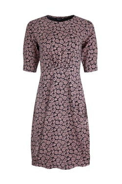 Weird Fish Cassandra Organic Cotton Jersey Swing Dress Tea Rose Size 22