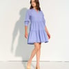 Maddy Dress - Pink Clip Dot