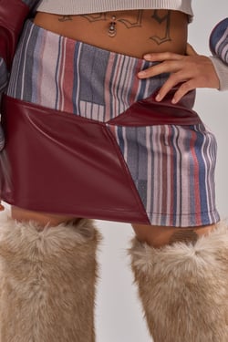 AKIRA Feeling The Vibes Mini Skirt | Size 1X