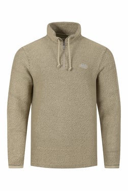 Weird Fish Cruiser 1/4 Zip Macaroni Bracken Size XL