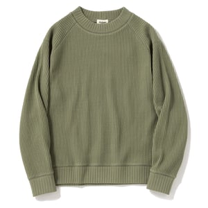Jackman Waffle Midneck Olive