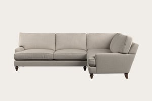nkuku Marri Right Hand Corner Sofa | Make To Order | Grand | Brera Linen Natural