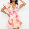 Cherry Bombshell Mini Dress Pink