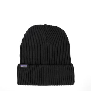 Patagonia Fishermans Rolled Beanie Black